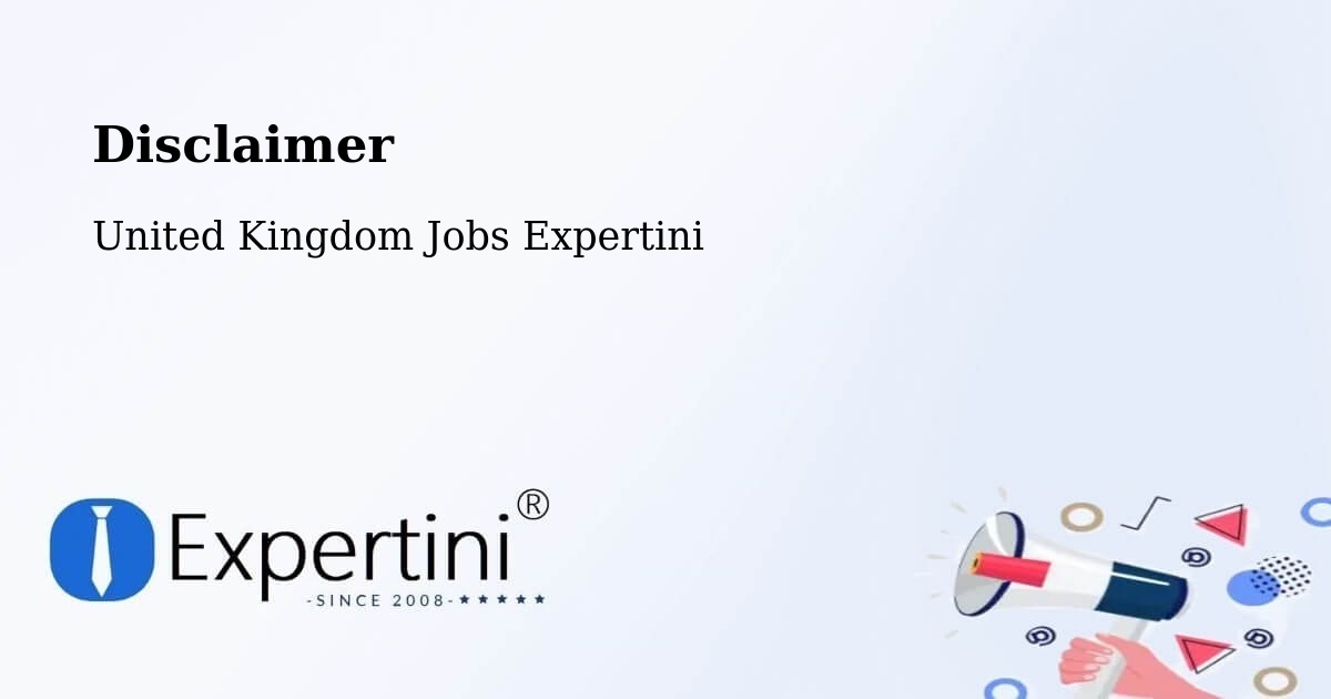 Disclaimer – Killamarsh - United Kingdom Jobs Expertini